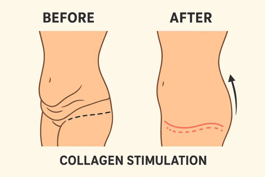 Before and after results for sagging skin after weight loss injections Wootton Bassett