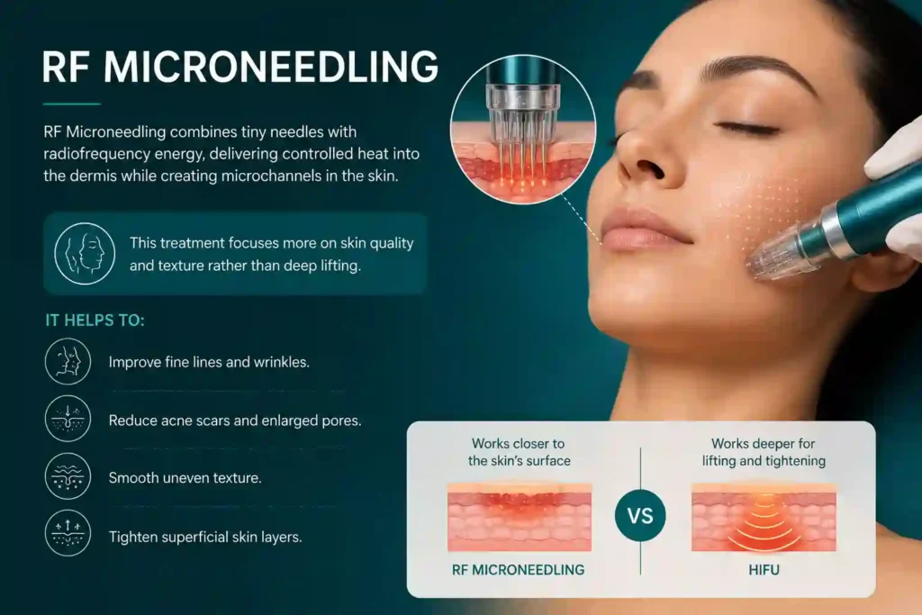 What Does RF Microneedling Do That HIFU Alone Cannot Wootton Bassett
